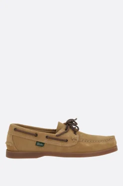 Scarpe Stringate>PARABOOT scarpa da barca Barth in suede Marrone