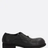 Scarpe Basse>GUIDI scarpa derby in pelle liscia Nero