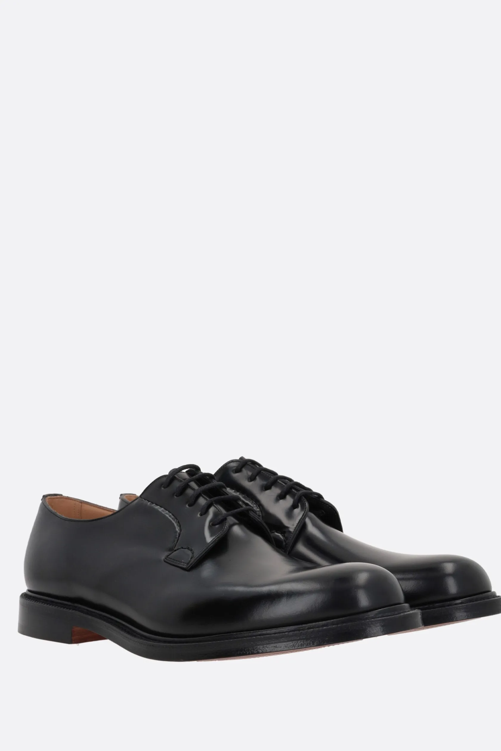 Scarpe Stringate>CHURCH'S scarpa derby Shannon in pelle spazzolata Nero
