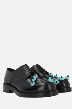 Scarpe Stringate>NAMACHEKO scarpa derby Stone in pelle spazzolata Nero