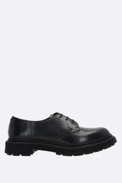 Scarpe Stringate>ADIEU PARIS scarpa derby Type 132 in pelle spazzolata Nero
