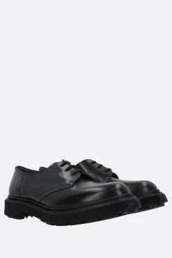 Scarpe Stringate>ADIEU PARIS scarpa derby Type 132 in pelle spazzolata Nero