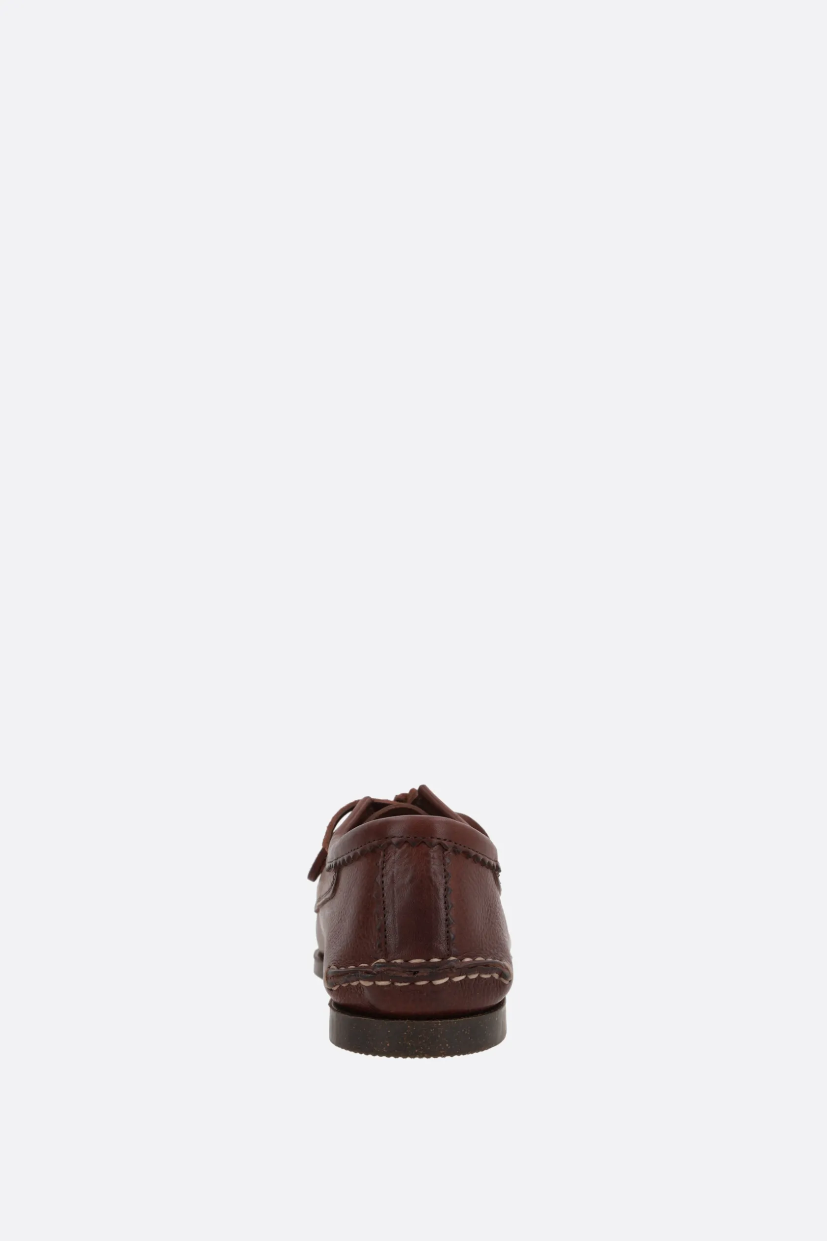 Scarpe Stringate>YUKETEN scarpa stringata Italian Blucher in pelle martellata Marrone