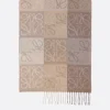 Accessori Da Indossare>LOEWE sciarpa Anagram in lana e cashmere Bianco