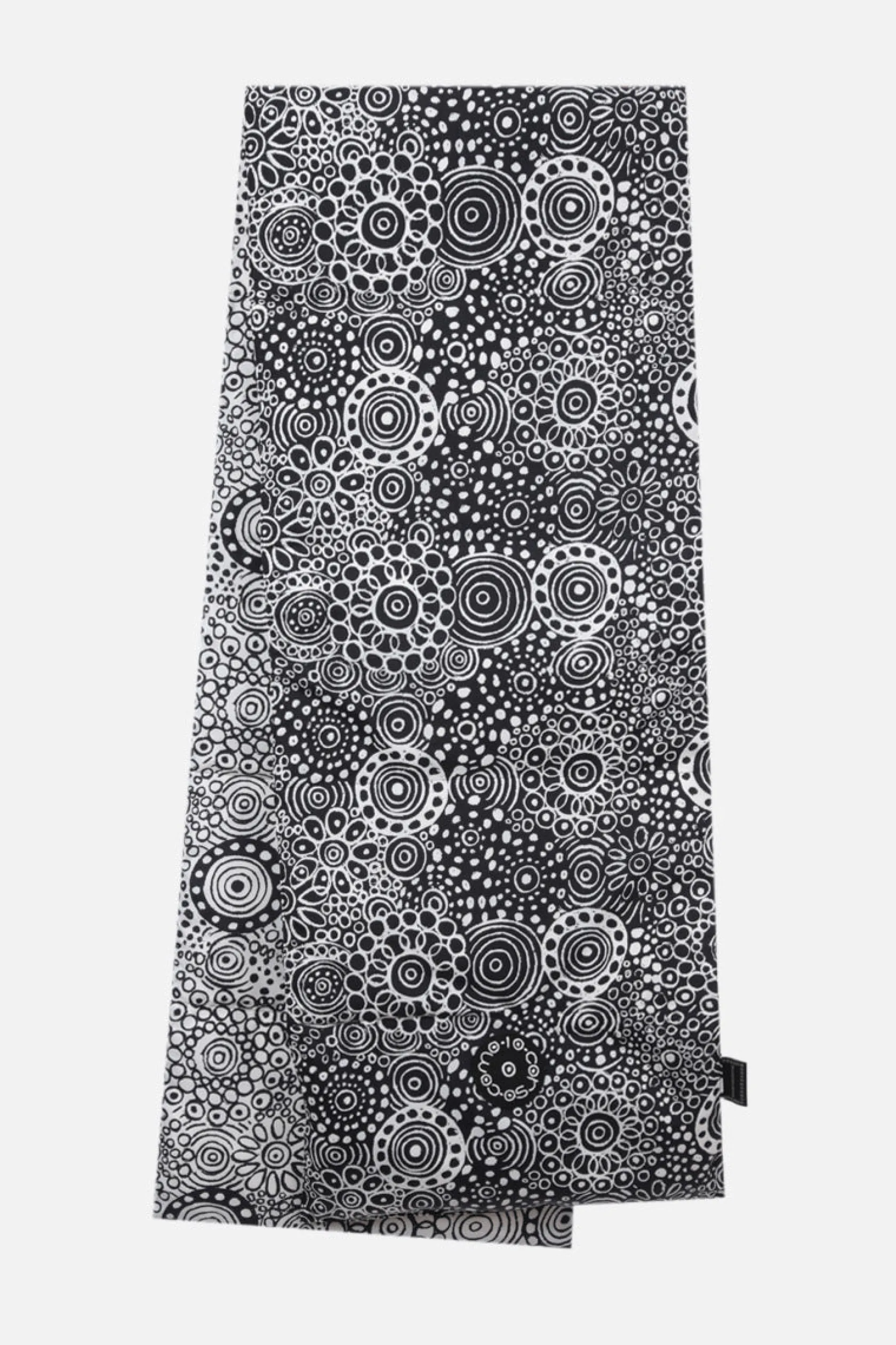 Accessori Da Indossare>10 CORSO COMO sciarpa imbottita in nylon stampa grafica Nero