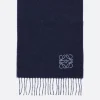 Accessori Da Indossare>LOEWE sciarpa reversibile in lana e cashmere Blu