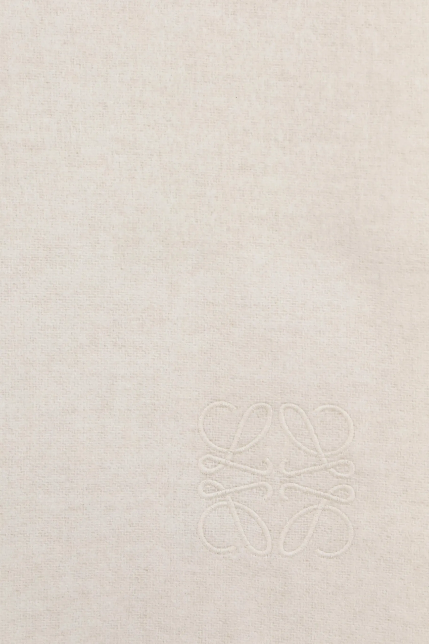 Accessori Da Indossare>LOEWE sciarpa reversibile in lana e cashmere Bianco