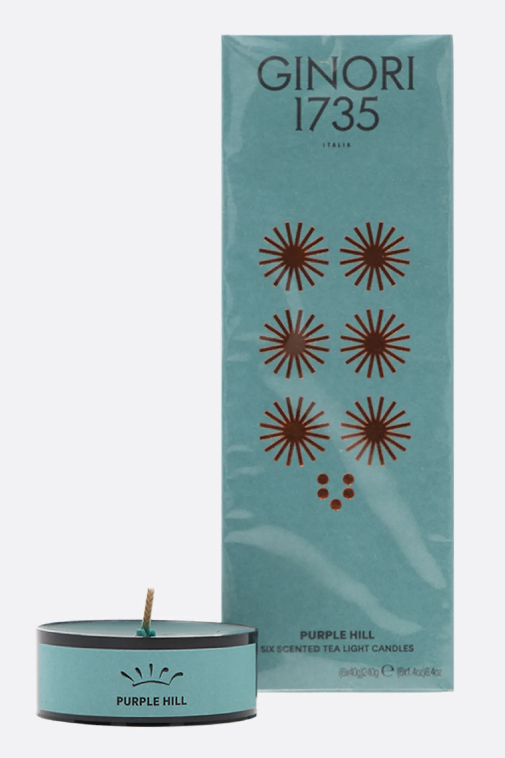 Lifestyle>GINORI 1735 sei candele profumate tea light Purple Hill Viola