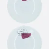 Lifestyle>CASSINA Service Prunier: set due piatti fondi in porcellana Bianco