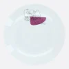 Lifestyle>CASSINA Service Prunier: set due piatti piani in porcellana Bianco