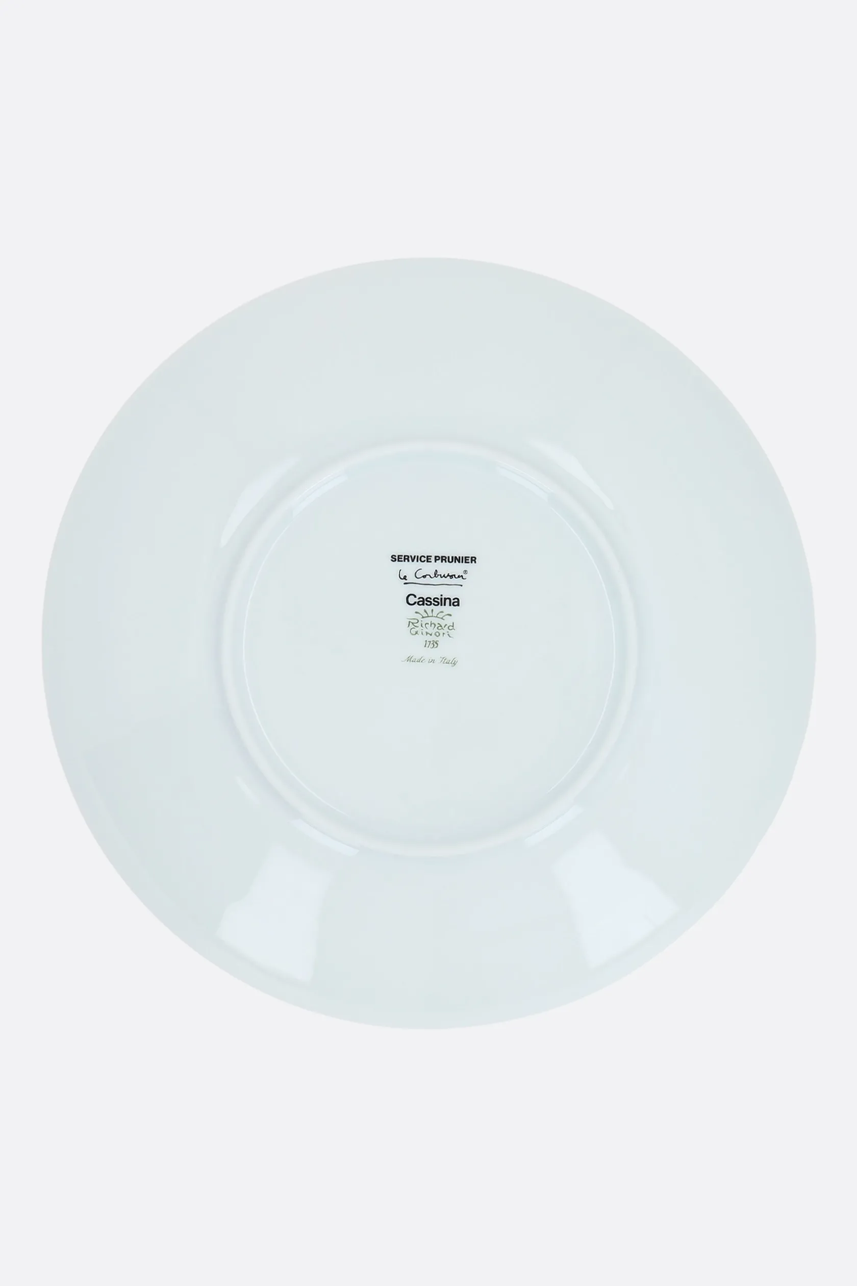 Lifestyle>CASSINA Service Prunier: set due piatti piani in porcellana Bianco