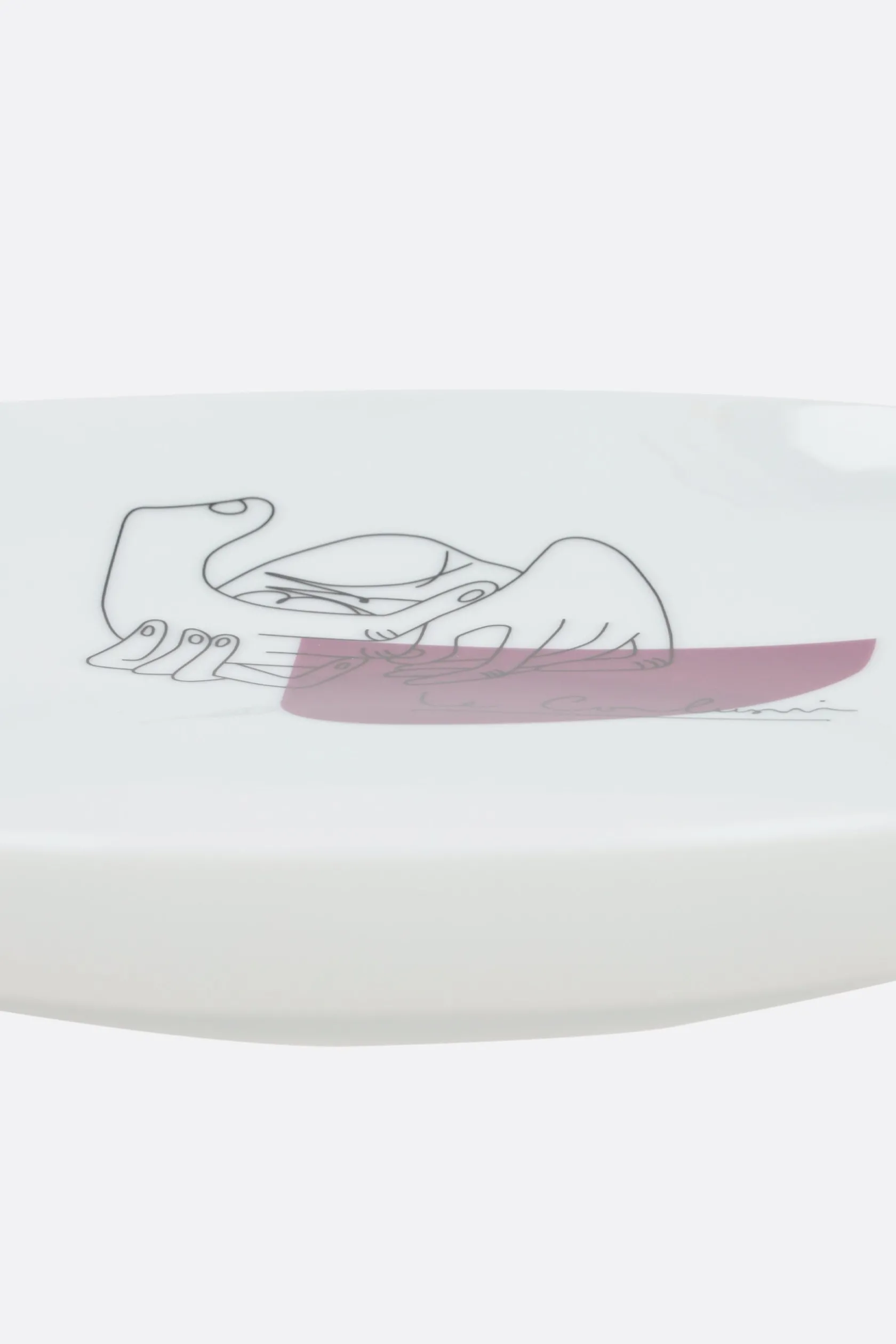 Lifestyle>CASSINA Service Prunier: set due piatti piani in porcellana Bianco
