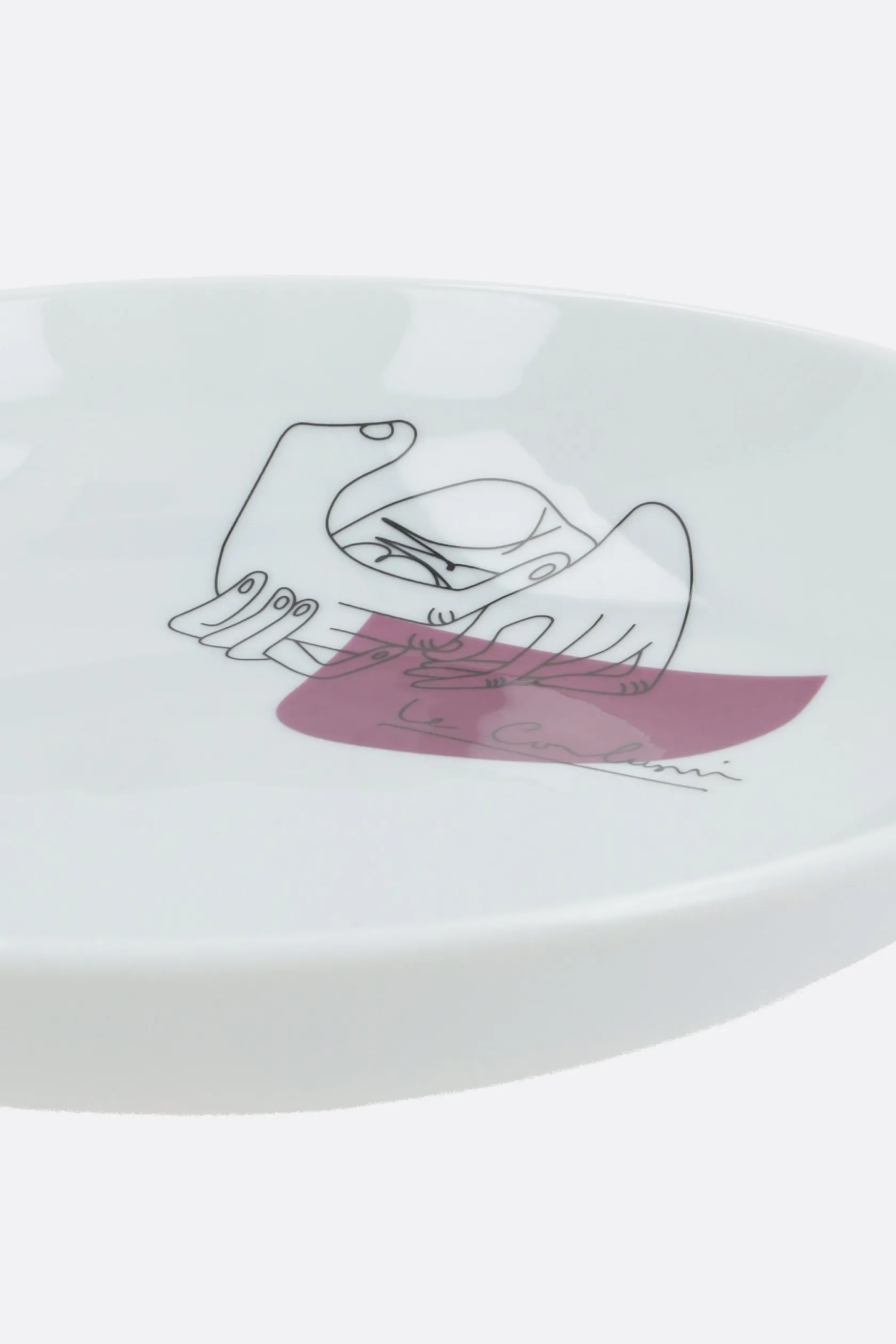 Lifestyle>CASSINA Service Prunier: set due piatti fondi in porcellana Bianco