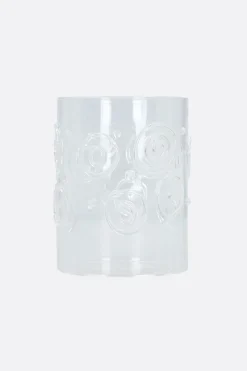 Lifestyle>10 CORSO COMO set 6 bicchieri in vetro decorato Bianco
