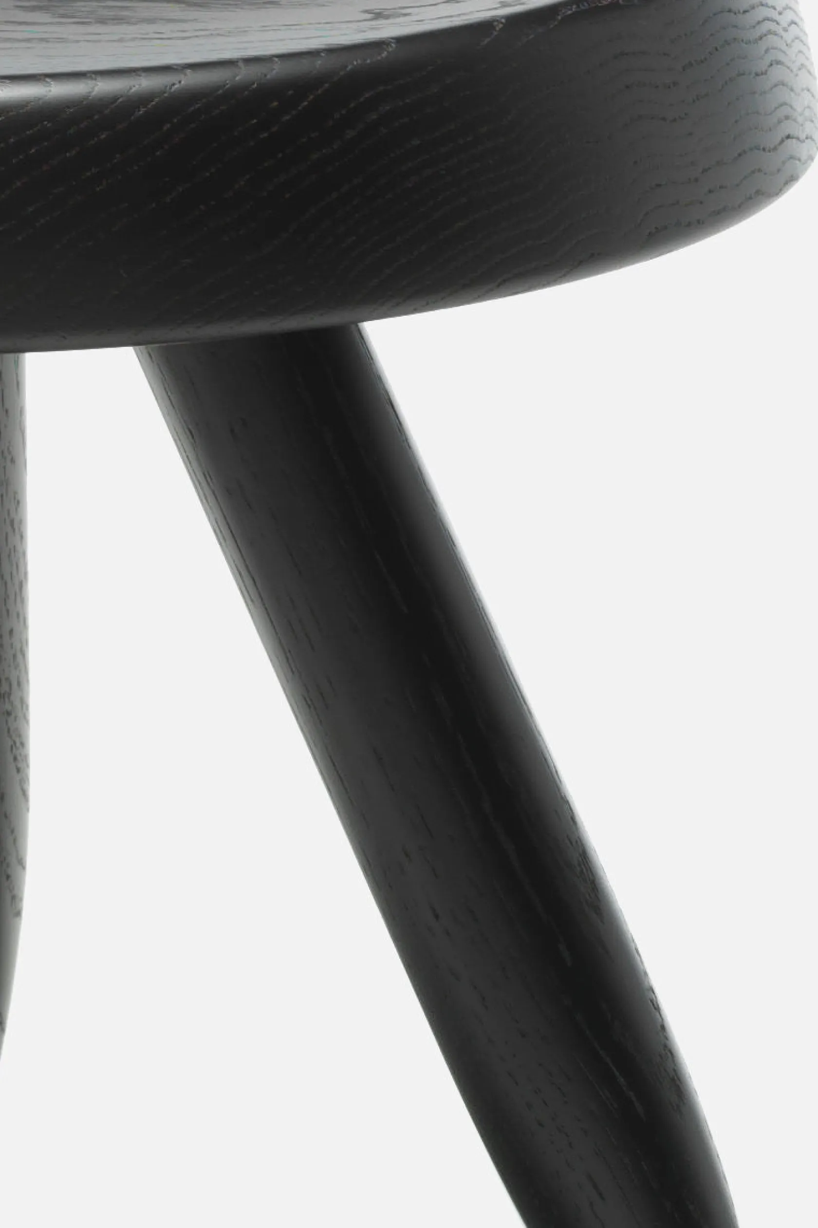 Lifestyle>CASSINA sgabello Tabouret Berger in massello di rovere laccato Nero
