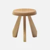 Lifestyle>CASSINA sgabello Tabouret Méribel in massello di rovere Marrone