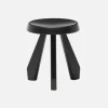 Lifestyle>CASSINA sgabello Tabouret Méribel in massello di rovere laccato Nero
