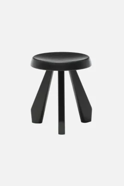Lifestyle>CASSINA sgabello Tabouret Méribel in massello di rovere laccato Nero
