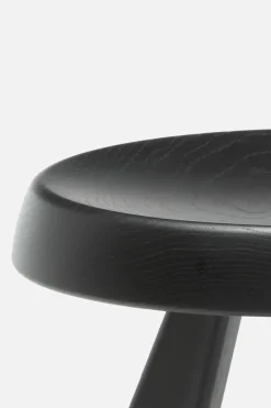Lifestyle>CASSINA sgabello Tabouret Méribel in massello di rovere laccato Nero