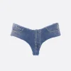 Pantaloni>DURAN LANTINK shorts in denim imbottito Blu