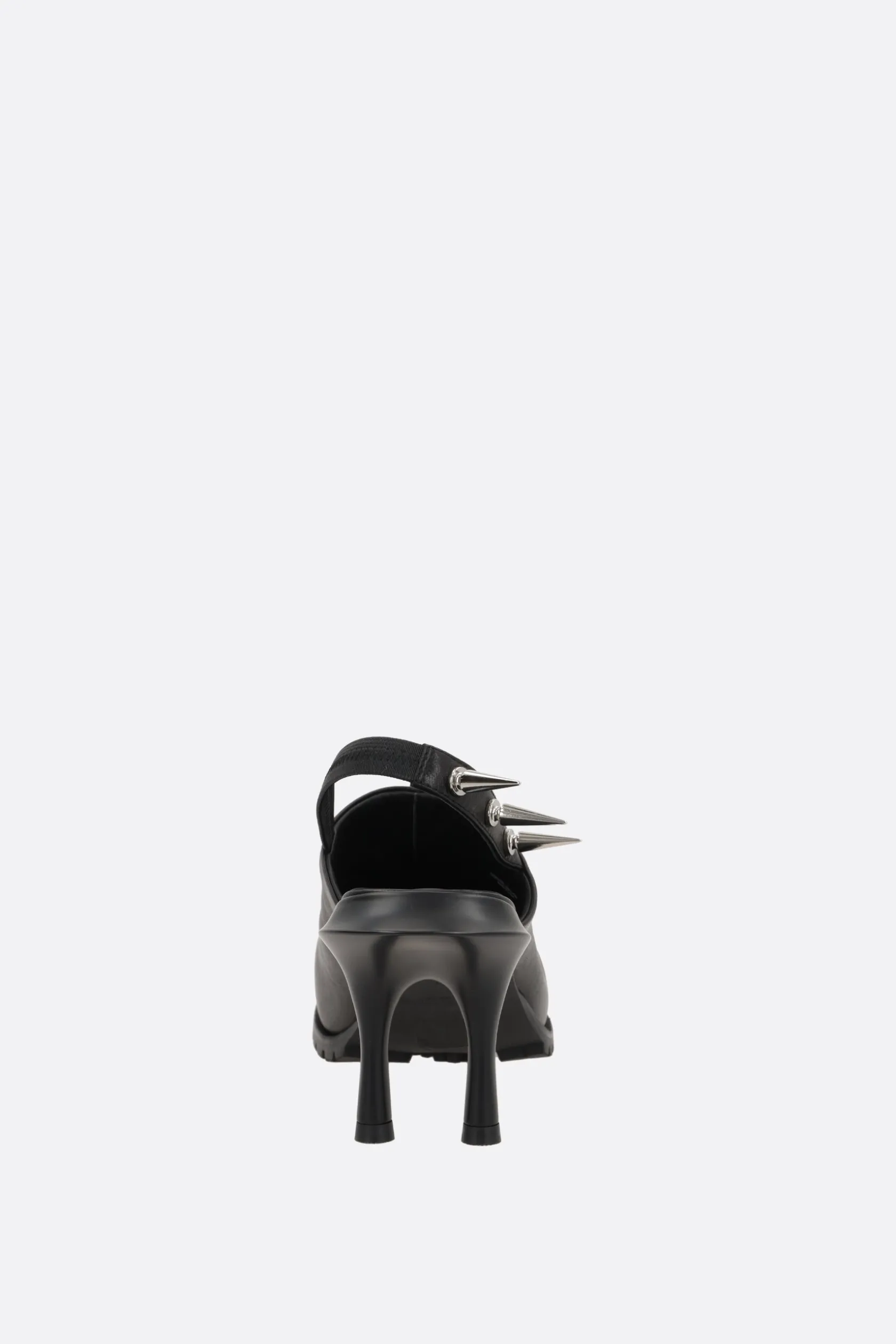 Décolletés E Slingbacks>MELITTA BAUMEISTER slingback in nappa con doppio tacco Nero