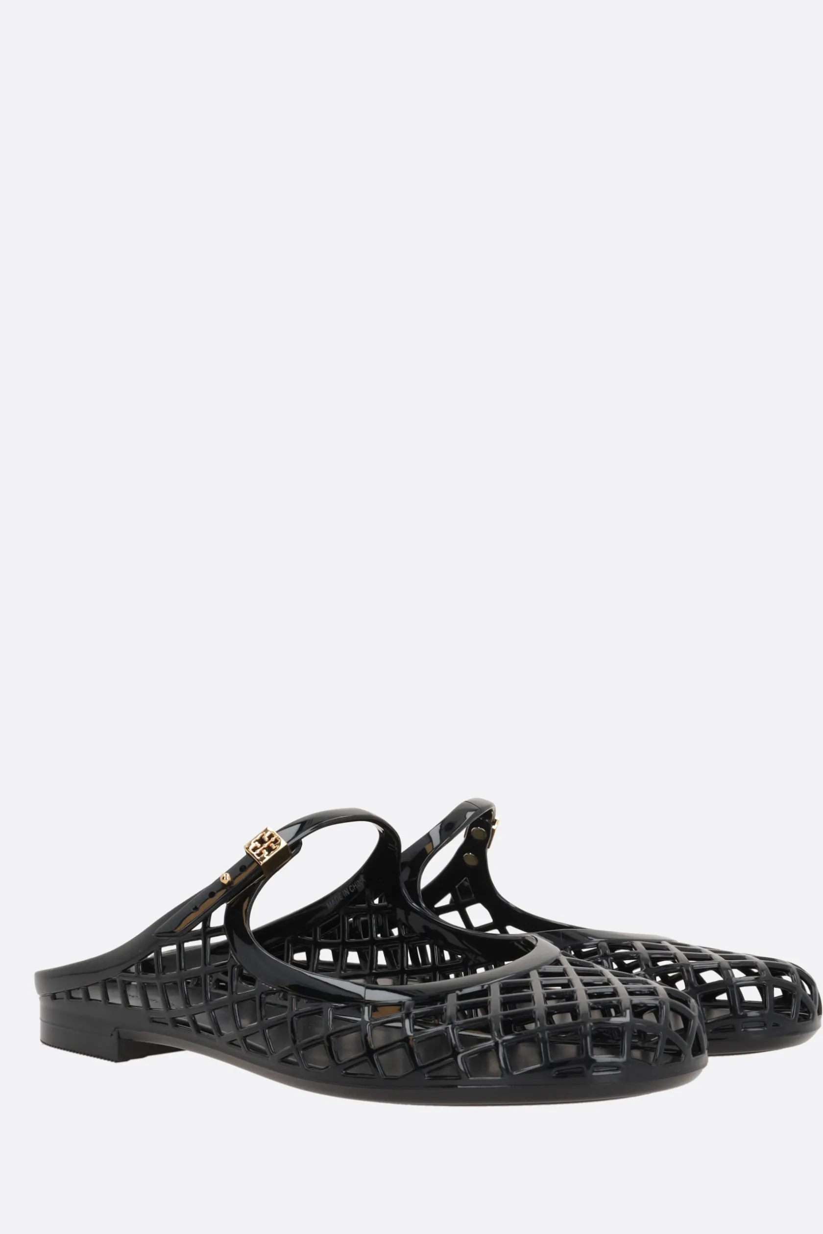 Décolletés E Slingbacks>TORY BURCH slingback mary-jane Jelly Mellow in gomma Nero