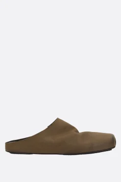 Scarpe Basse>UMA WANG slipper ballet in pelle liscia Verde