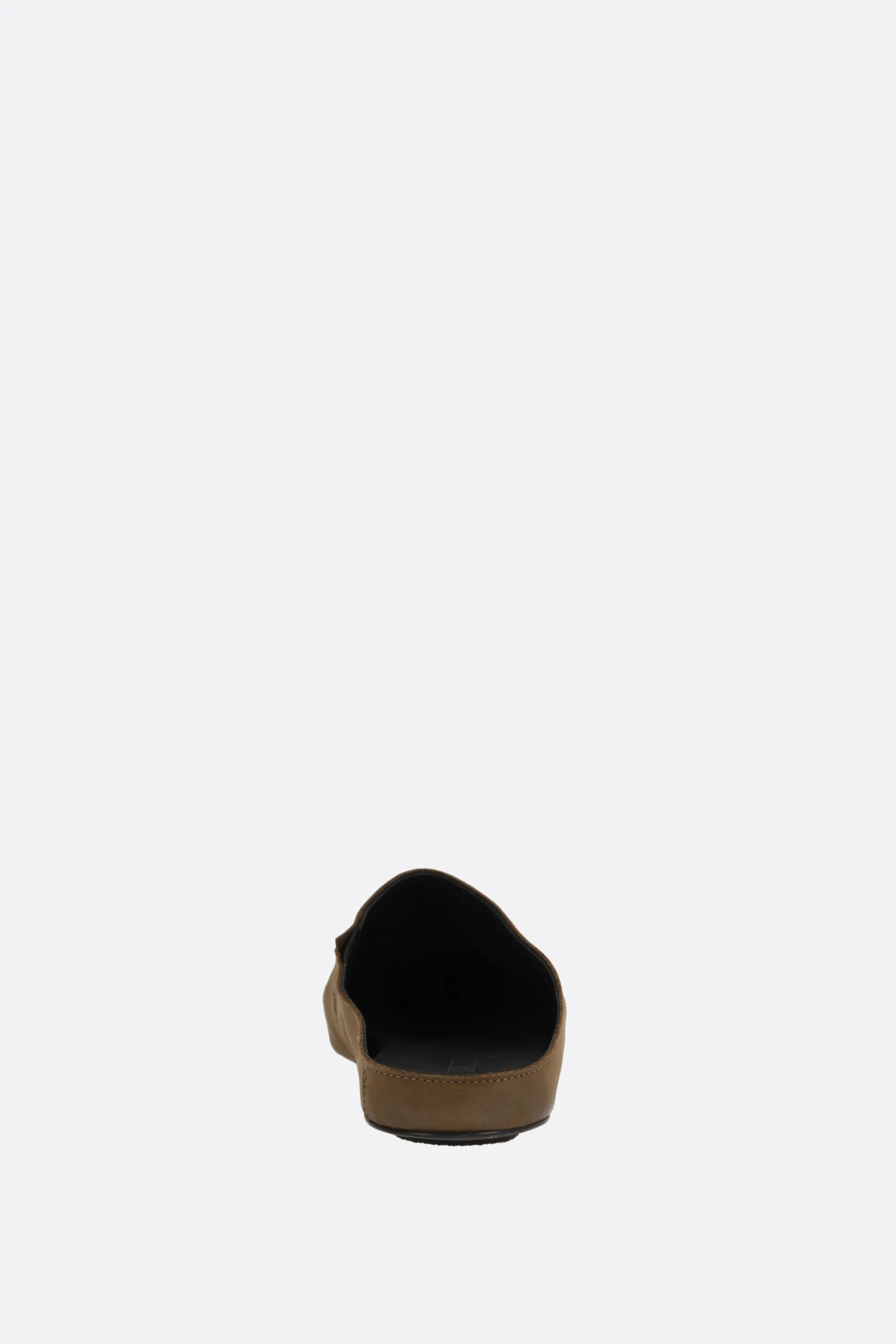 Scarpe Basse>UMA WANG slipper ballet in pelle liscia Verde