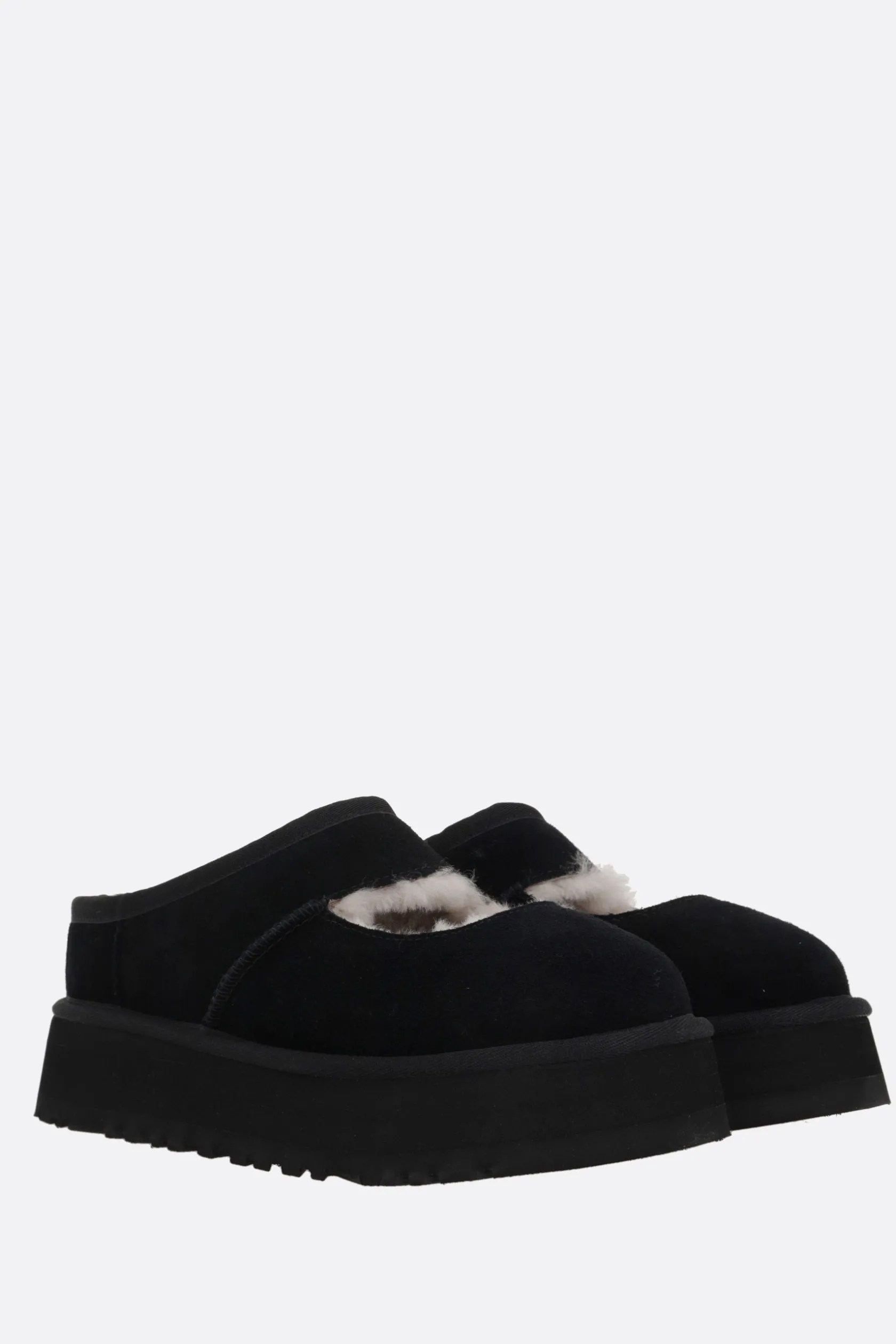Scarpe Basse>UGG slipper Bea Mary Jane in suede Nero
