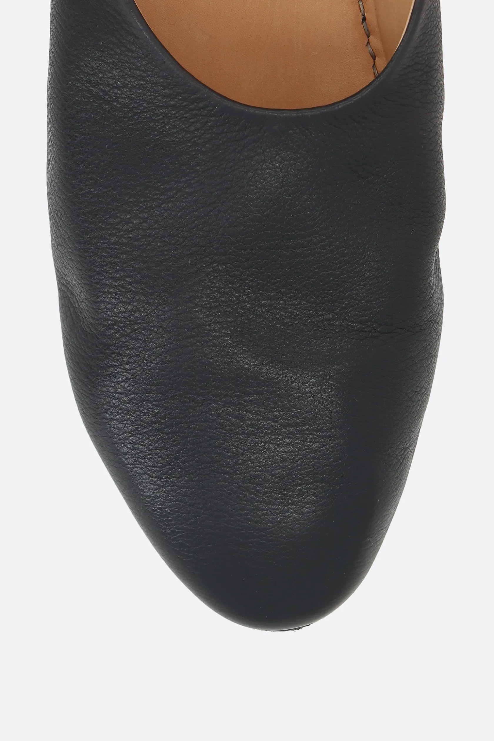 Mocassini E Slippers>MARSELL slipper Coltellaccio in pelle granata Nero