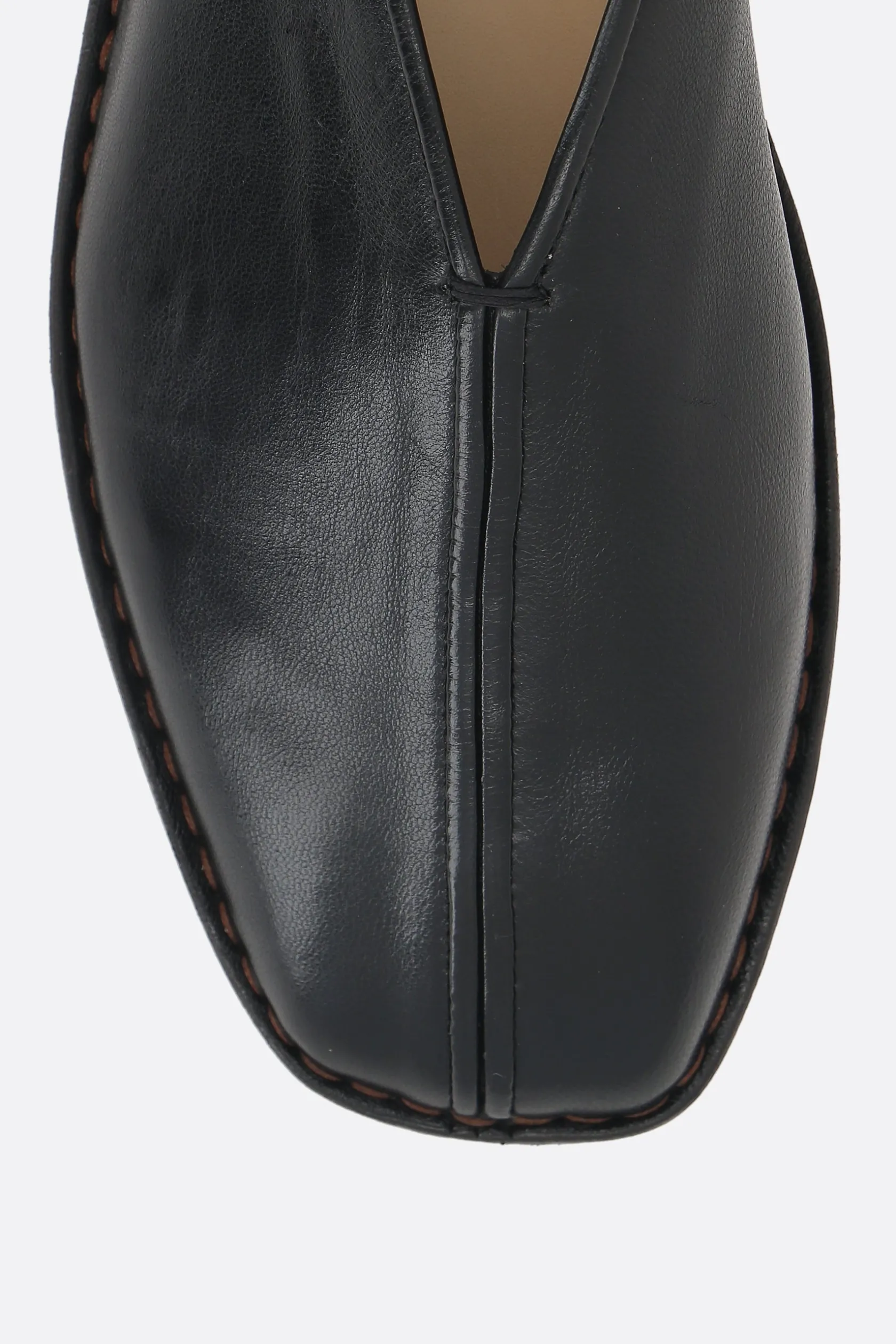 Mocassini E Slippers>LEMAIRE slipper Piped in nappa Nero