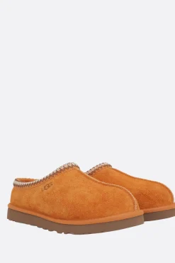 Mocassini E Slippers>UGG slipper Tasman Shaggy in suede Arancione