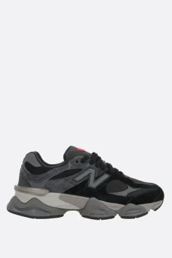 Sneakers>NEW BALANCE sneaker 9060 in suede e rete Nero