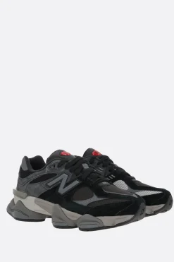 Sneakers>NEW BALANCE sneaker 9060 in suede e rete Nero