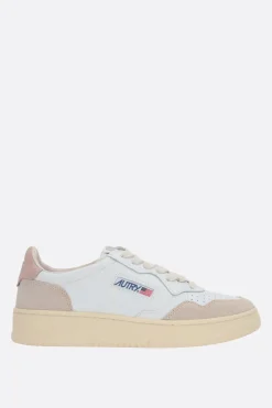 Sneakers>AUTRY sneaker Medalist in pelle liscia e suede Bianco