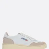 Sneakers>AUTRY sneaker Medalist in pelle liscia e suede Bianco