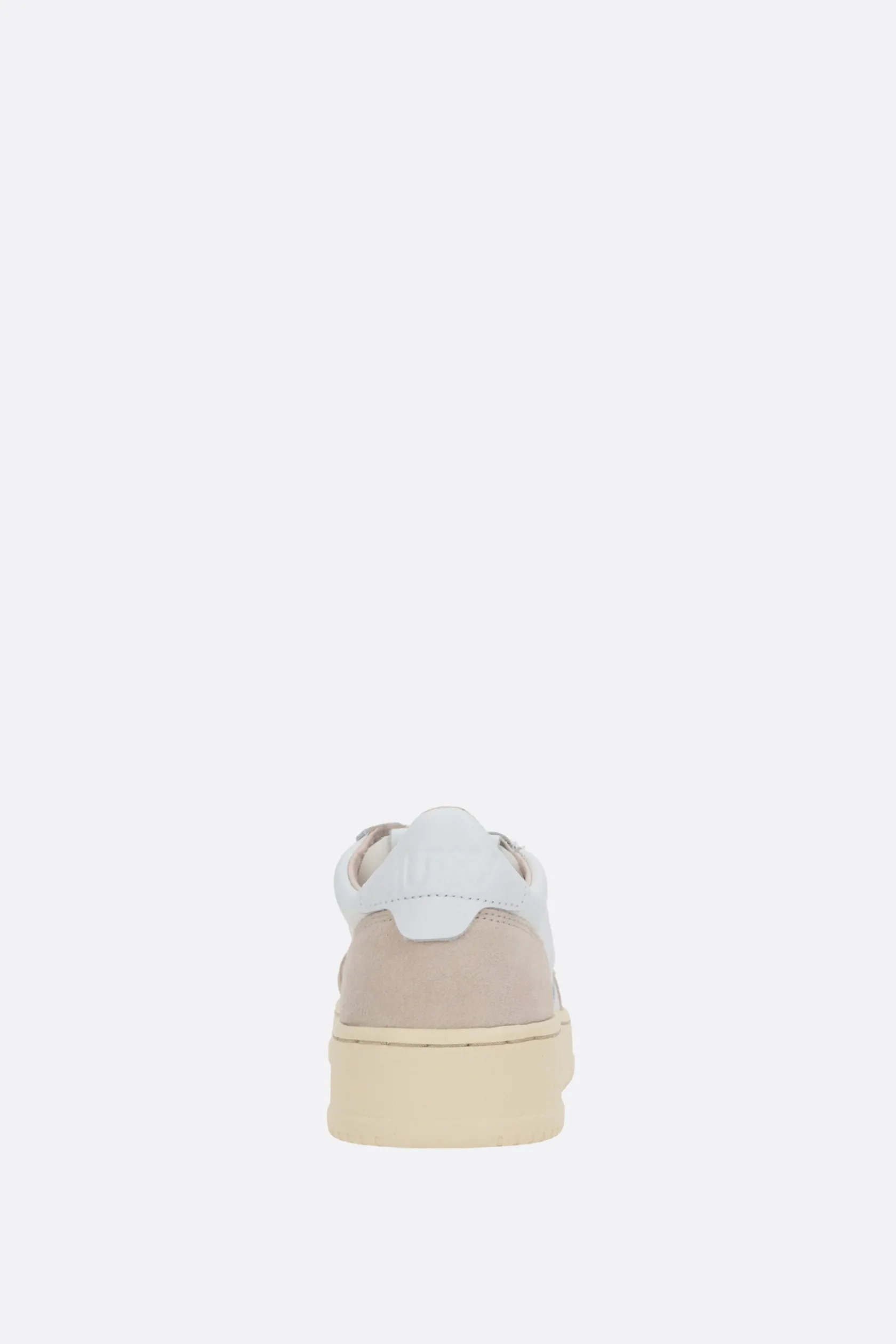 Sneakers>AUTRY sneaker Medalist in pelle liscia e suede Bianco