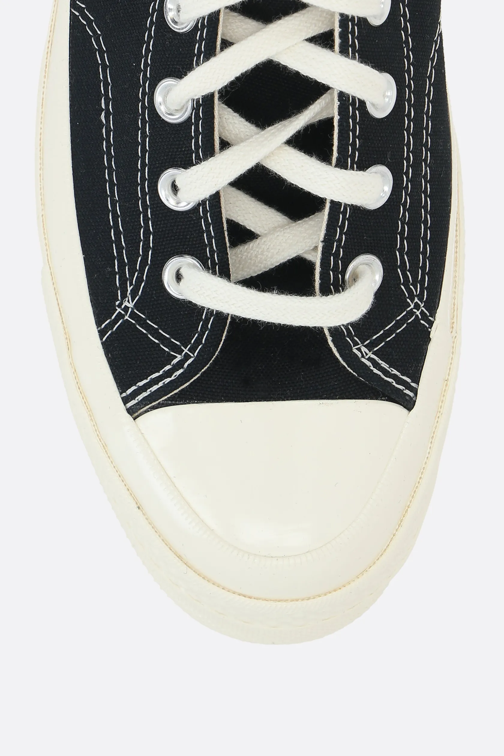 Sneakers>COMME DES GARÇONS PLAY X CONVERSE sneaker high-top Chuck 70 CDG in canvas Nero