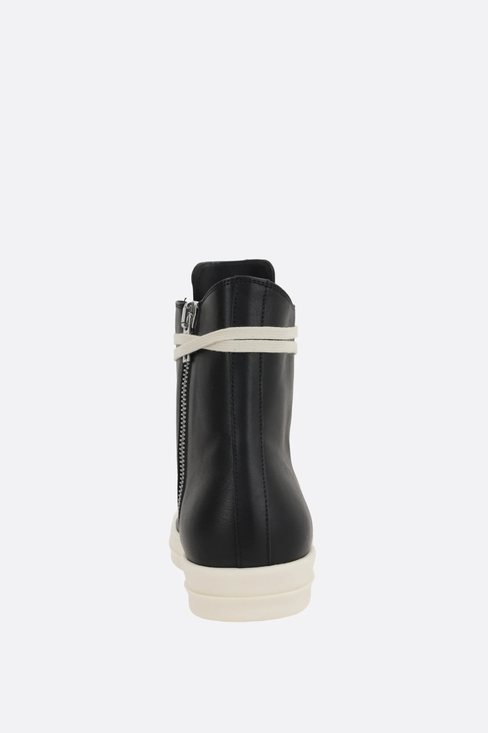 Sneakers>RICK OWENS sneaker high-top in pelle liscia Multicolor