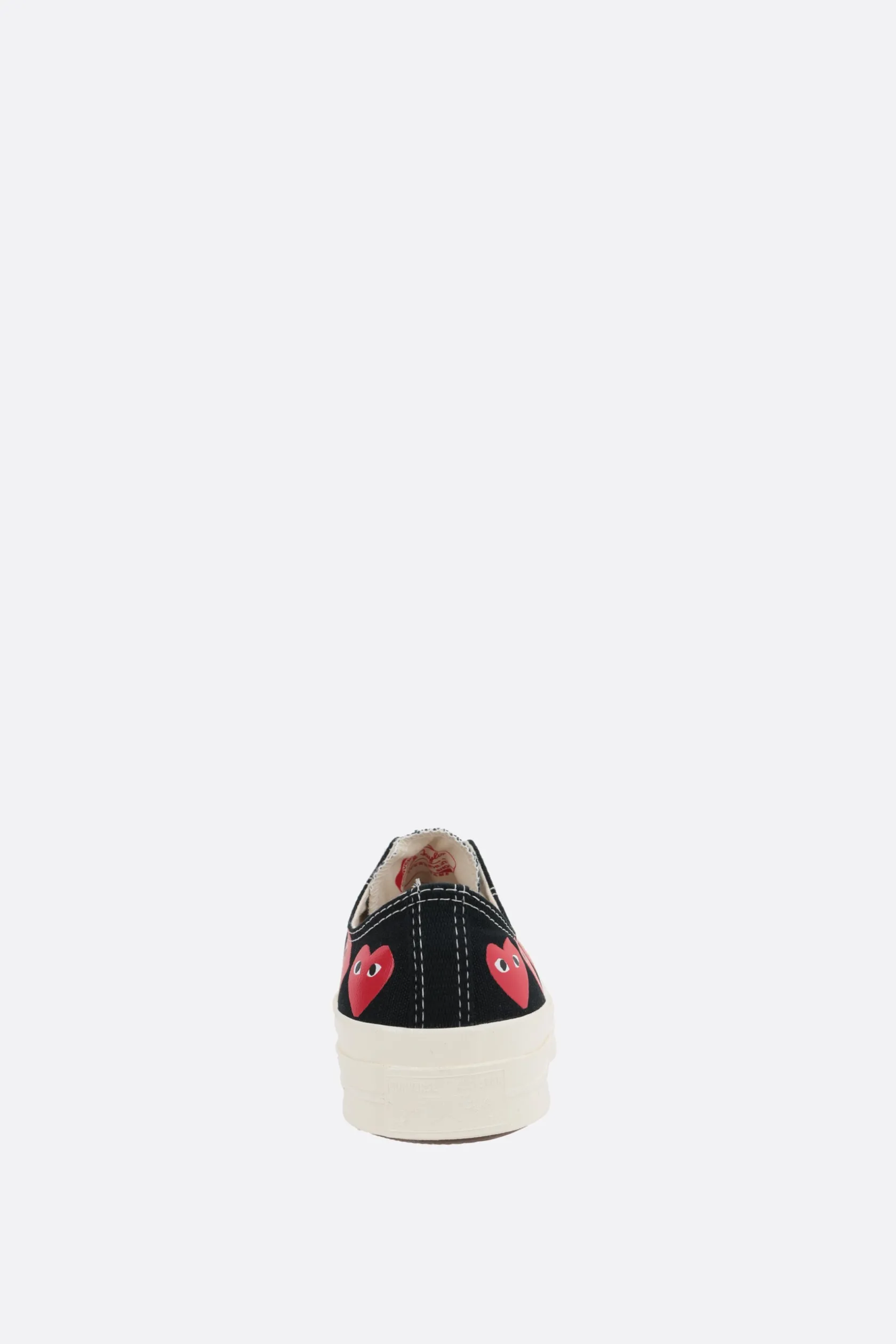 Sneakers>COMME DES GARÇONS PLAY X CONVERSE sneaker low-top Chuck 70 CDG in canvas Nero