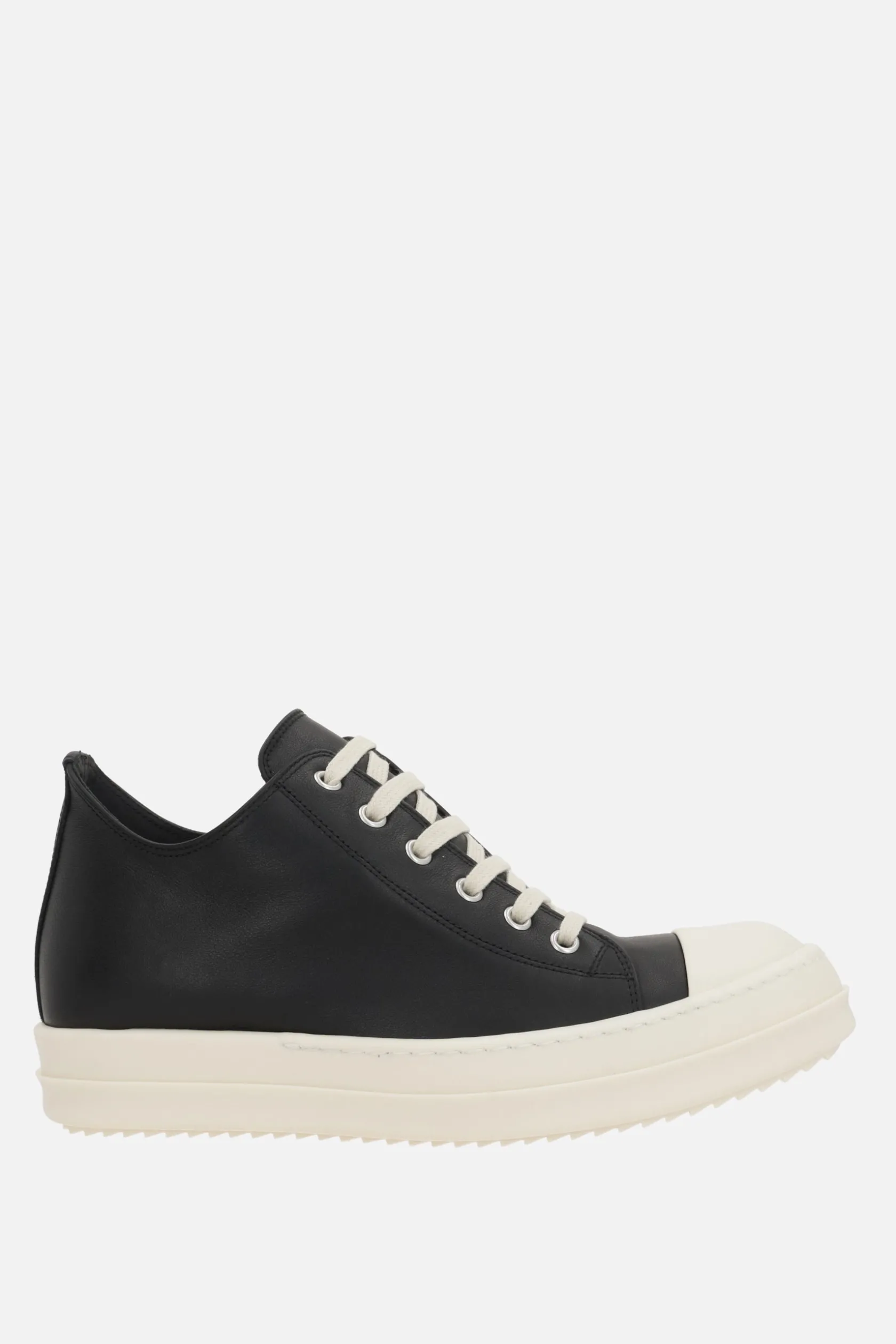 Sneakers>RICK OWENS sneaker low-top in pelle liscia Multicolor