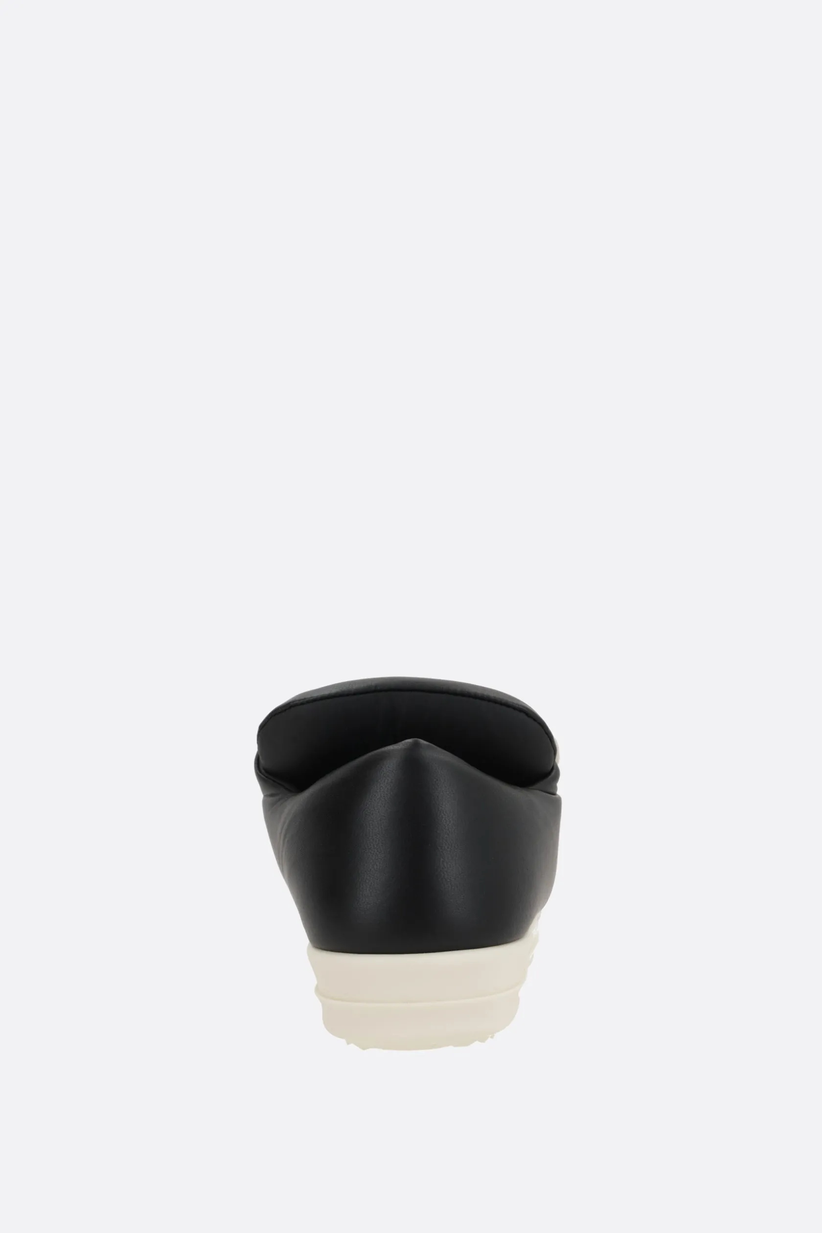 Sneakers>RICK OWENS sneaker low-top in pelle liscia imbottita Nero