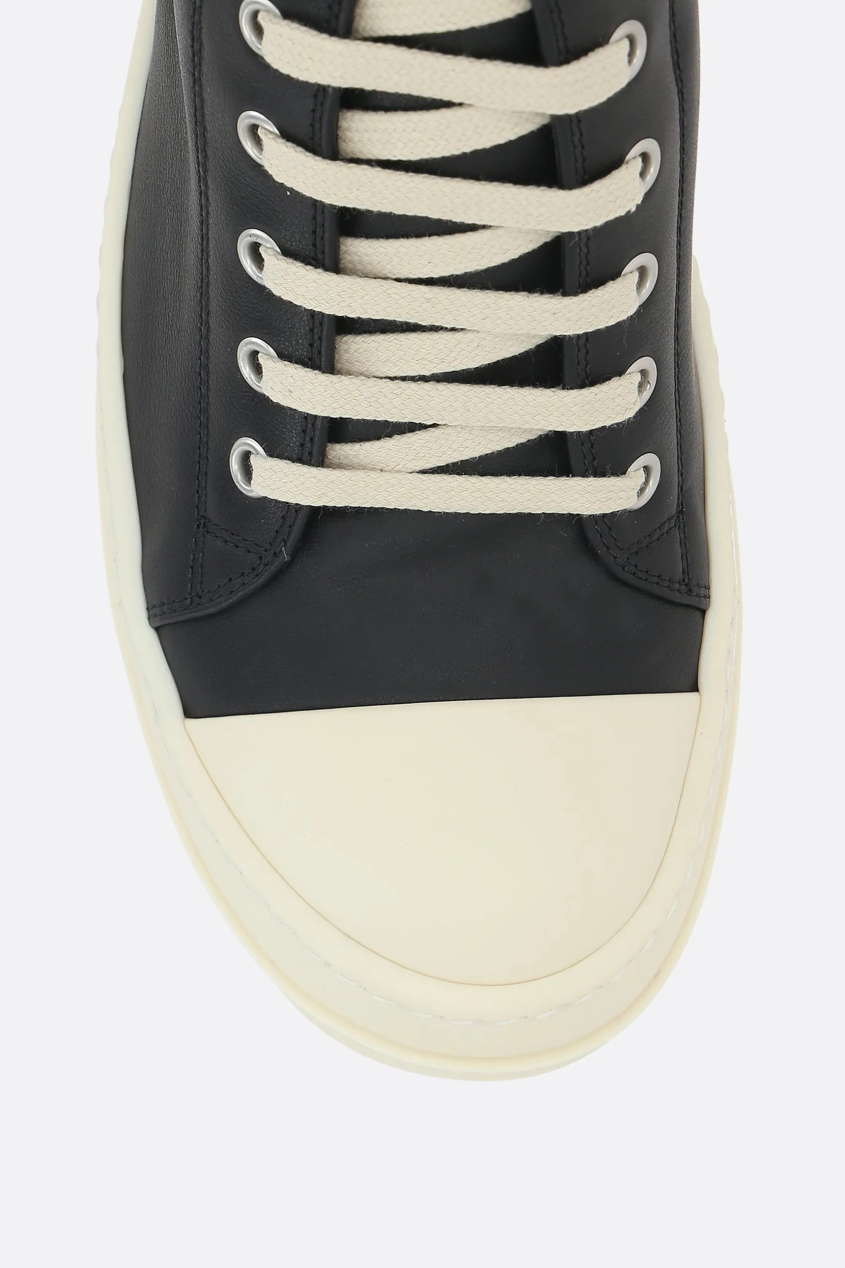 Sneakers>RICK OWENS sneaker low-top in pelle liscia Multicolor