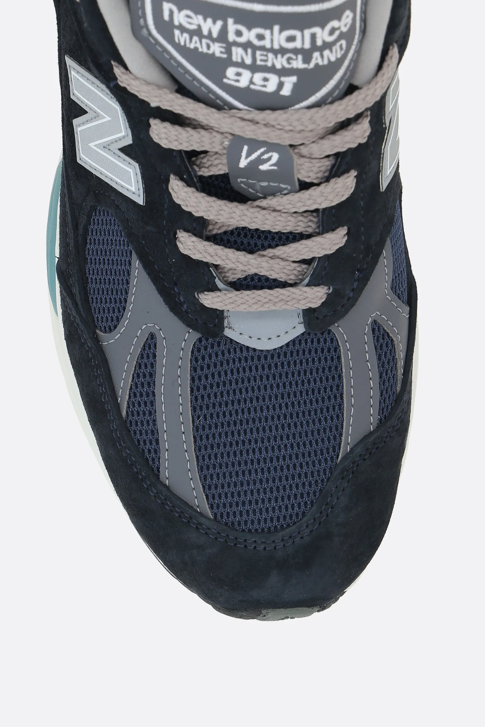 Sneakers>NEW BALANCE sneaker MADE in UK 991 in mesh e suede Blu