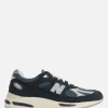 Sneakers>NEW BALANCE sneaker Made in UK 991v2 in mesh e nabuk Blu