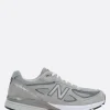 Sneakers>NEW BALANCE sneaker Made in USA 990v4 Core in mesh e suede Grigio