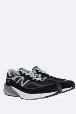Sneakers>NEW BALANCE sneaker Made in USA 990v6 in mesh e suede Nero