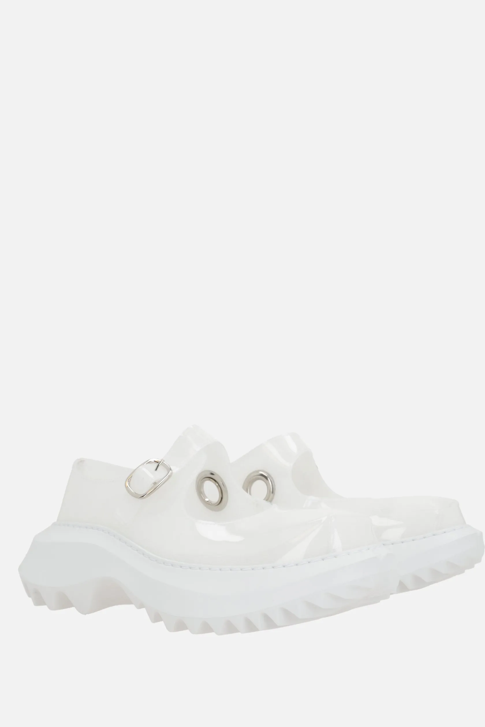 Sneakers>COMME DES GARÇONS X PHILEO sneaker mary-jane in PVC Bianco