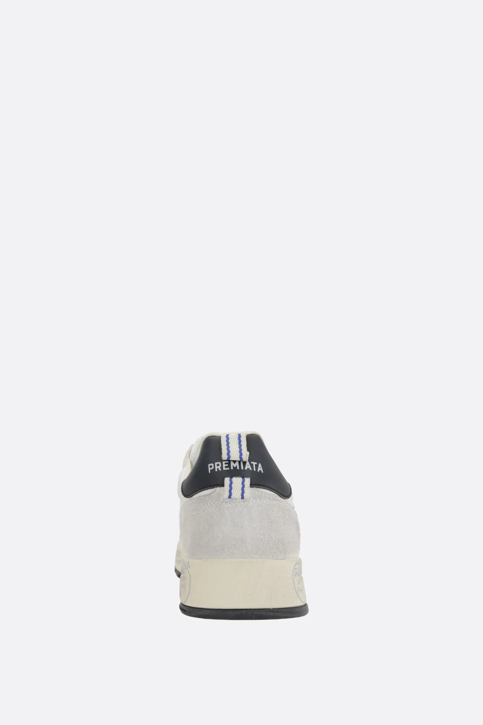 Sneakers>PREMIATA sneaker Nous in pelle liscia e suede Bianco