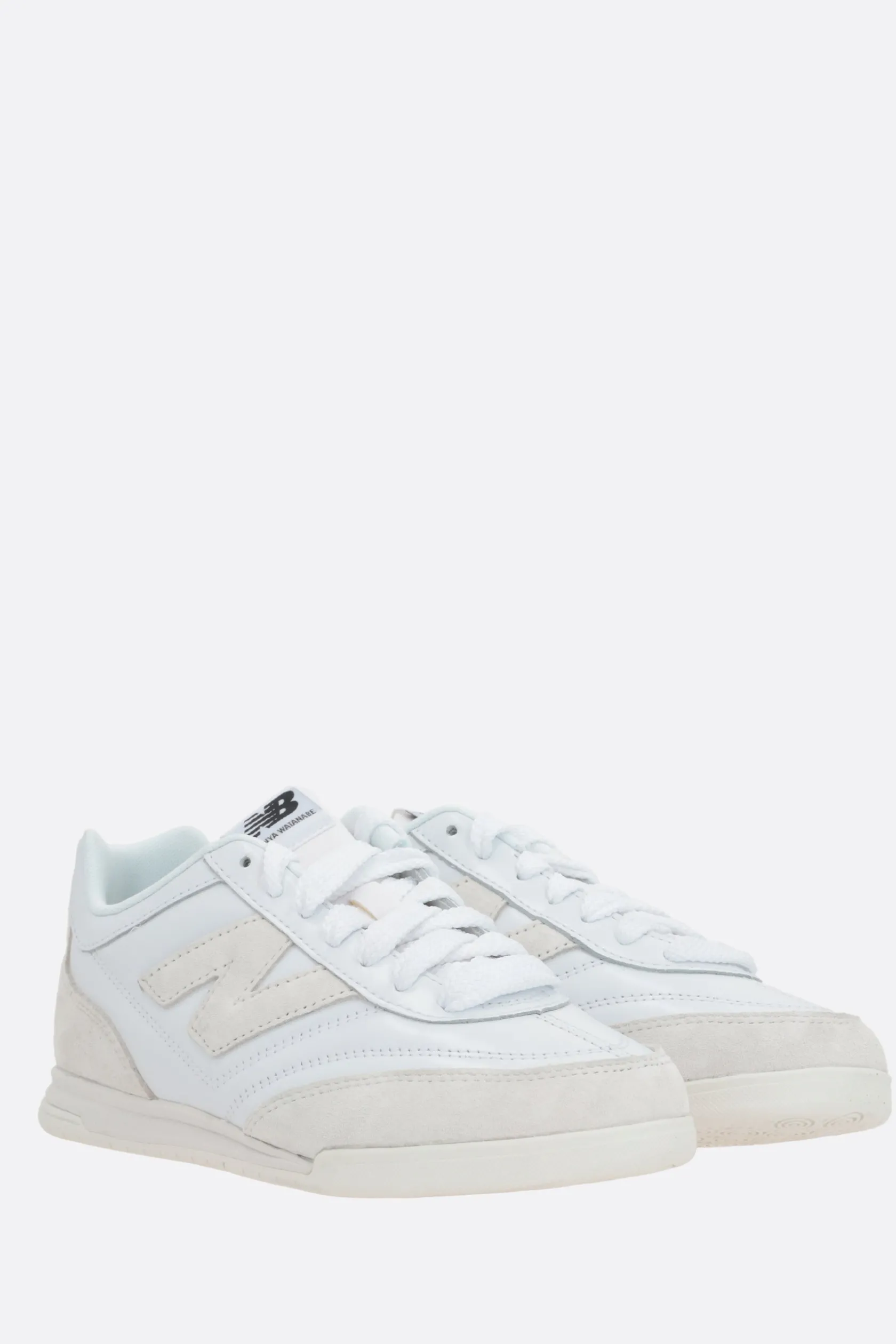 Sneakers>JUNYA WATANABE sneaker RC42 in pelle liscia e suede Bianco